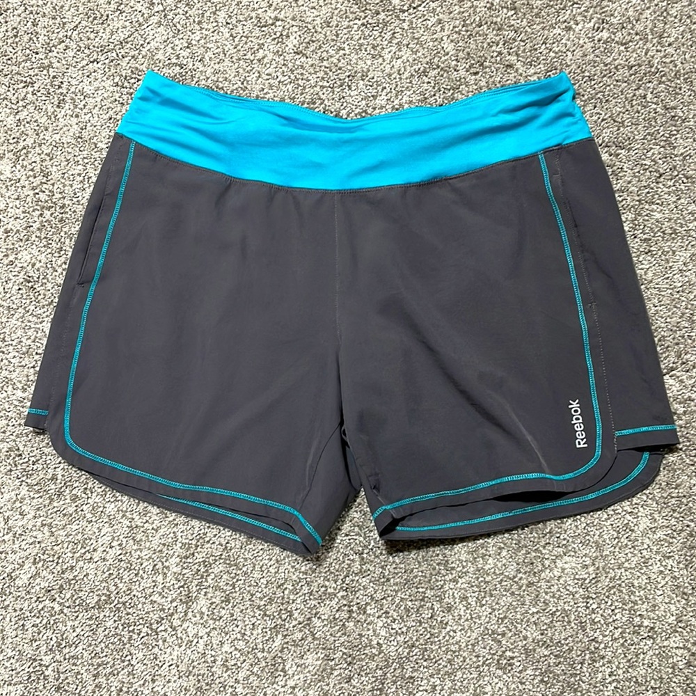 Gray Reebok shorts large (small mark on back)